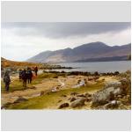 Carrying the Cross by the shore of Loch Etive.