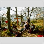 Resting by the shore of Loch Lomond.