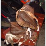 Peter's boots at the end of Sunday